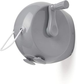 Retractable Duo Reel Washing Line, Grey