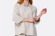 Annette Gortz Linen Blouse Size Large