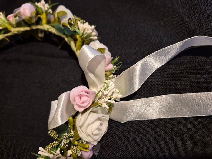 communion flower crown, headpiece , headband