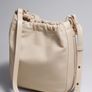Leather beige bag & other  stories Image 3
