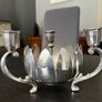 Vintage F.B. Rogers Italy EP Brass Lotus Candelabra Image 4