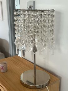 beautiful crystal  lamp
