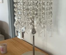 beautiful crystal  lamp