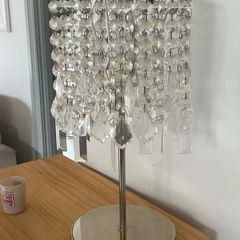 beautiful crystal  lamp