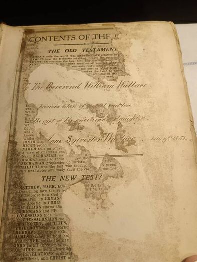 1846 Rare Miniature Quarto Bible