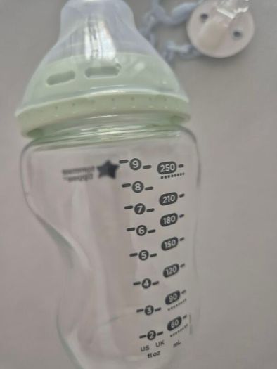 glass baby bottle