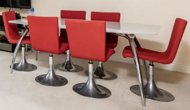 Calligaris Table & 6 Chairs