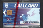 1993 Ireland 10 unit Communications '93 fair, sponsored by Cable &amp; Wireless (Gemplus GEM1) Call Card Mint in Packaging