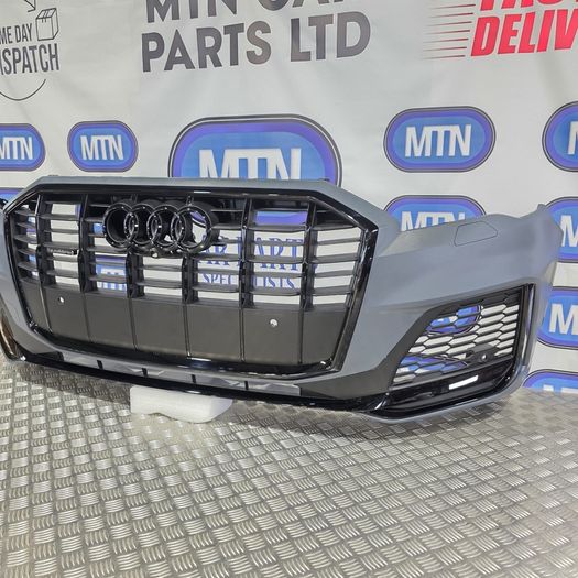 Complete Front Bumper for Audi Q7 / SQ7 2020-2024 S-Line Black Line 4M