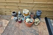 garden pots and ornaments