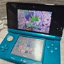 Nintendo 3DS Aqua Blue Console With Charger 32 GB SD Card - 36 Digital Games Image 3