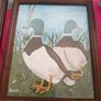 Original Framed Painting of Ducks, Simple & Original, Signed Image 2