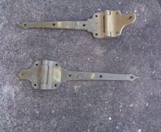 Vintage Brass Hinges x 2 for Sale