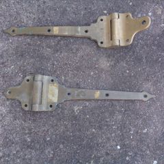 Vintage Brass Hinges x 2 for Sale