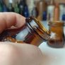 487 - Set of 2 Vintage Brown Amber Glass Screw Top Collectible Decorative Bovril Eire Bottles Image 5