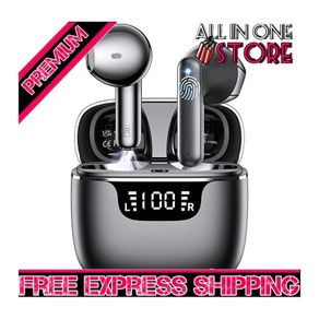 Earbuds,Wireless Headphones Bluetooth 5.3 Earphones with 4 ENC Noise Cancelling Mic 2023 Upgrade wireless Earbuds (FREE SHIPPING)