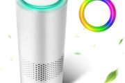 _Air Purifier for Home Hay fever with Genuine HEPA Filter, Air Filter Air Purifier with 2 Modes &amp; Night Light, Portable Air Purifier for Dust, Smokers, Pollen, Skin Dandruff, Hay Fever