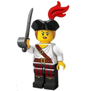 Lego Pirate GIRL Minifigure Lego Series 20 Lego Minifigure