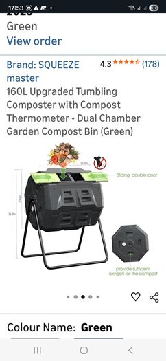 Tumbling composter