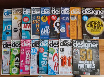 Web Designer magazine 17 issues