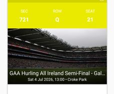 Galway Cork Tickets