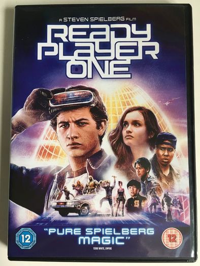 Ready Player One (Steven Spielberg Film) [2018] Tye Sheridan, Olivia Cooke, Ben Mendelsohn, Lena Waithe, T.J. Miller, Simon Pegg & Mark Rylance [1xDVD Movie]