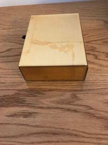 Gold and Glass Jewellery box