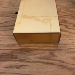 Gold and Glass Jewellery box