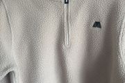 Women's 4th ARQ cream quarter zip