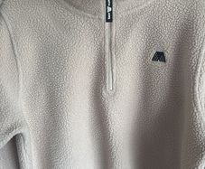 Women's 4th ARQ cream quarter zip
