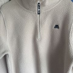 Women's 4th ARQ cream quarter zip