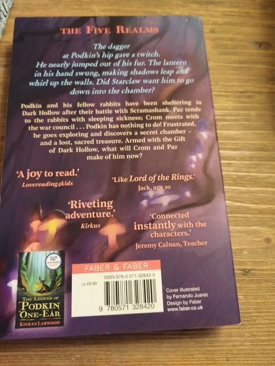 Kieran Larwood Novels / The Gift of Dark Hollow & Podkin One-Ear Age 7-12