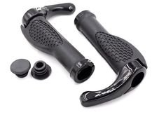2x Bicycle Handlebar Grip Ergonomic Anti Skid Lock on Handle Cover Aluminum Alloy Rubber Grips MTB Bike Accessories