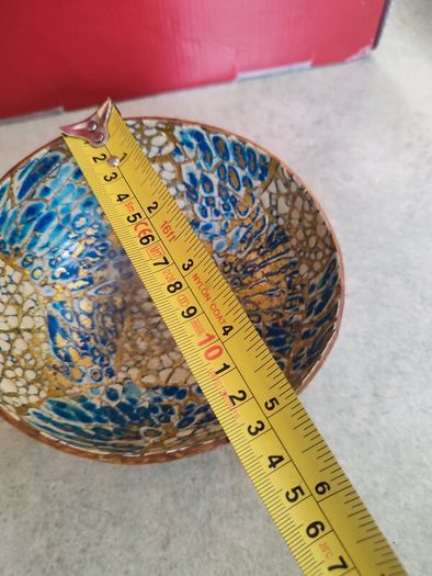 Thai Coconut Shell shell available - Farang Colour Name: Dark Blue and Gold