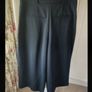 trousers Bnwt black H&M paper bag waistband culottes size 10 Image 5