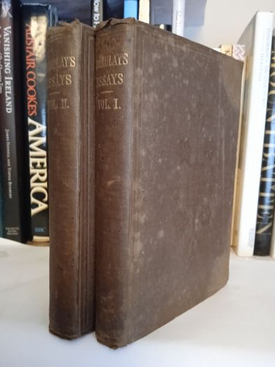 Critical and Historical Essays: Contributed to the Edinburgh Review by Lord Macaulay (2 Volume Set) (LP167)