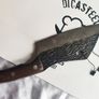 Serbian Cleaver Knife 6inc Tribal Engraved By Di'Casteel Image 4