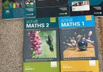 Junior cert Science textbook, workbook and notebook. JC Maths textbooks and workbooks.