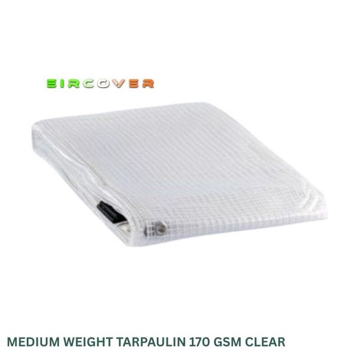 Glass Clear Tarpaulin 2m x 2.4m (7' - 8') 310 gsm