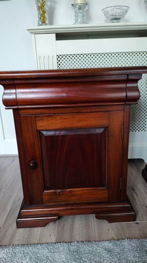 Pair of Solid Wood Bedside Lockers