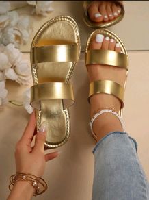 PRICE DROP Quick sale gold sandals size 40