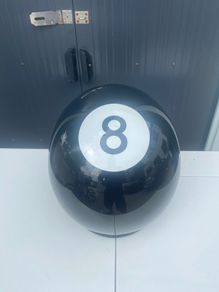 8 Ball half face helmet