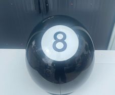 8 Ball half face helmet