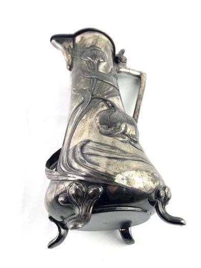 Rare antique art nouveau WMF claret jug