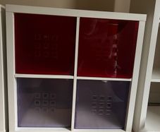 Kallax 77 x 77 cm with Boxes