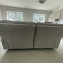 3 Seater Fabric Electric Recliner Sofa Light Grey Image 7