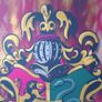 Large 80 x 60 Vintage Harry Potter Canvas "Hogwarts Crest" Image 6
