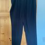 M&S black trousers short plus size Image 5