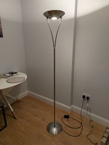 Dimmable floor lamp.