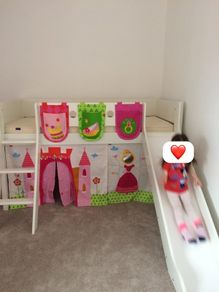 Flexa high bed with slide